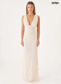 Aarin Lace Maxi Dress - Cream - Maxi Dresses