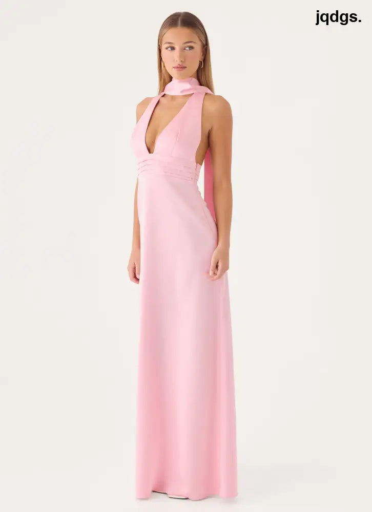 Lovata Maxi Dress - Pink - Maxi Dresses